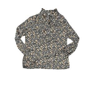 Nili Lotan Blouse Size S Liberty Floral Button Front Shirt Long Sleeve